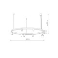 Люстра Nowodvorski 12287 Fourty Round GU10 R35+LED 11+6x10W+9W 3000K 710Lm IP20 бежева10